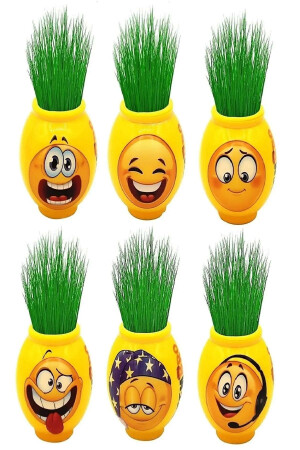 Çimoji Emojili Yeni Nesil Çim Adamlar - 24 Adet ERBY1 - 6