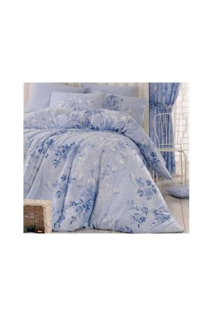 Cindy One Hundred Percent Cotton Akfil Fabric Double Duvet Cover Set Eln4838o - 1
