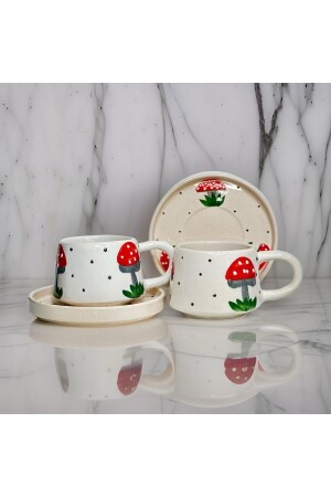 كوب من الفطر مع طبق - Çiporcal