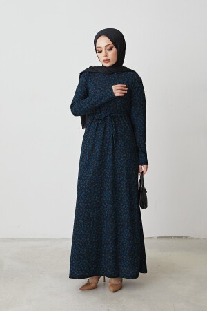 Çırçır Desenli Elbise BUP100 - MODAEFA