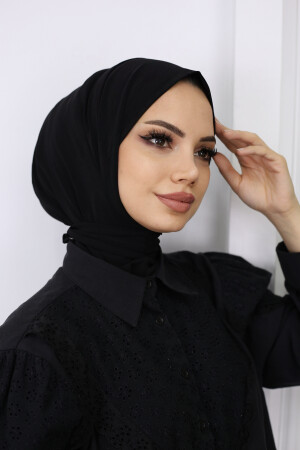 Çıtçıtlı Hazır Pratik Hijab Günlük ve Havuz Bone Tesettür Kadın Şal Eşarp - 3