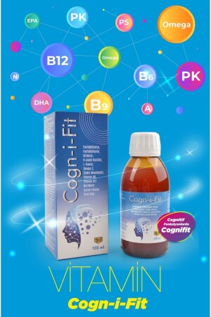 Citikolin-omega 3-vitamin B12-b6 Içeren Hafıza Ve Konsantrasyon Geliştirici Takviye Gıda 150 Ml - 2