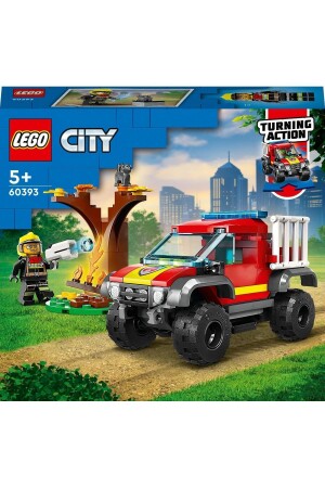 ® City 4x4 Feuerwehr-Rettungseinsatz 60393 – Bauset für Kinder ab 5 Jahren (97 Teile) Lego 60393 - 5