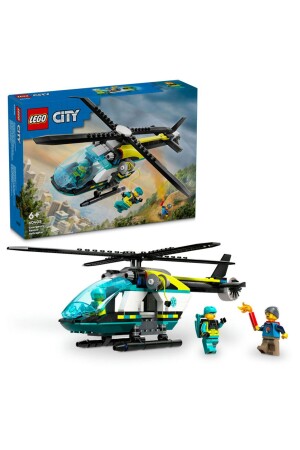 ® City Acil Kurtarma Helikopteri 60405 - 6 Yaş ve Üzeri İçin Yapım Seti (226 Parça) - 2