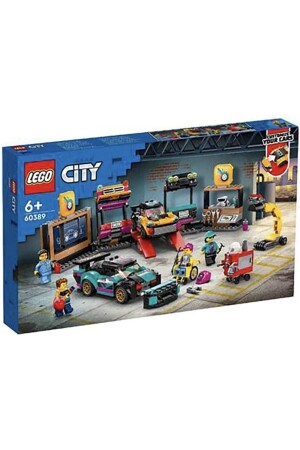 ® City Araç Modifiye Atölyesi 60389 - 6 Yaş ve Üzeri Çocuklar için Yapım Seti (507 Parça) LEGO 60389 - 4