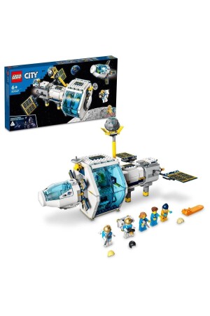 ® City Ay Uzay İstasyonu 60349 - 6 Yaş ve Üzeri Çocuklar için Oyuncak Yapım Seti (500 Parça) MP37698 - 1