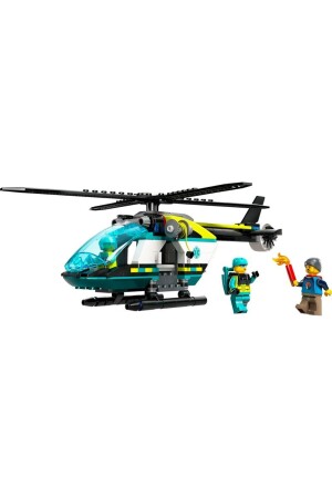 ® City Emergency Rescue Helicopter 60405 – Bauset für Kinder ab 6 Jahren (226 Teile) - 5