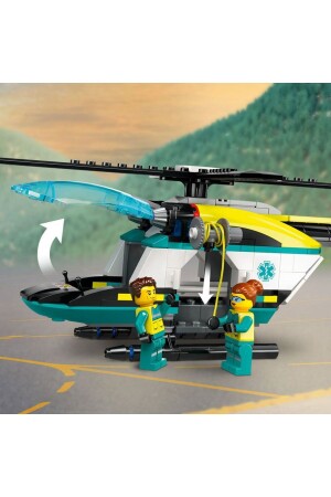 ® City Emergency Rescue Helicopter 60405 – Bauset für Kinder ab 6 Jahren (226 Teile) - 8