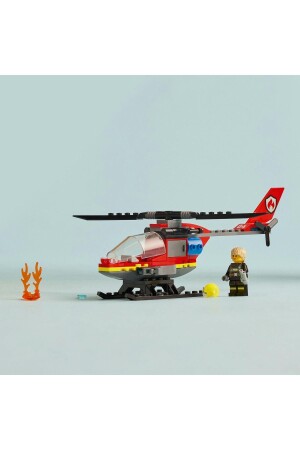 ® City Fire Rescue Helicopter 60411 – Bauset für Kinder ab 5 Jahren (85 Teile) - 9