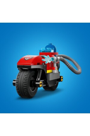 ® City Fire Rescue Motorrad 60410 – Bauset für Kinder ab 4 Jahren (57 Teile) - 11