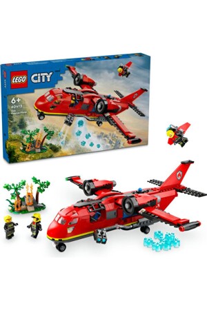 ® City Fire Rescue Plane 60413 – Bauset für Kinder ab 6 Jahren (478 Teile) - 1