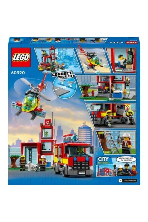 ® City Fire Station 60320 Bauset (540 Teile) - 8