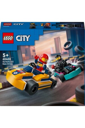 ® City-Gokarts und Rennfahrer 60400 – Bauset für Kinder ab 5 Jahren (99 Teile) - 4