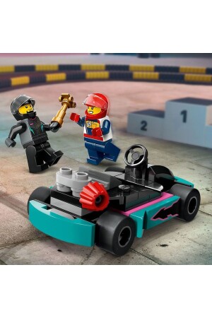 ® City-Gokarts und Rennfahrer 60400 – Bauset für Kinder ab 5 Jahren (99 Teile) - 8