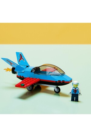 ® City Gösteri Uçağı 60323 - 5 Yaş ve Üzeri Çocuklar için Oyuncak Jet Yapım Seti (59 Parça) - 5