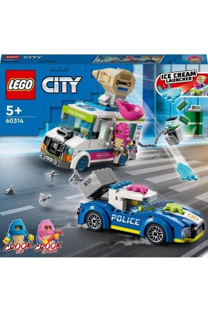 ® City Ice Cream Truck Police Chase 60314 Bauset (317 Teile) - 4