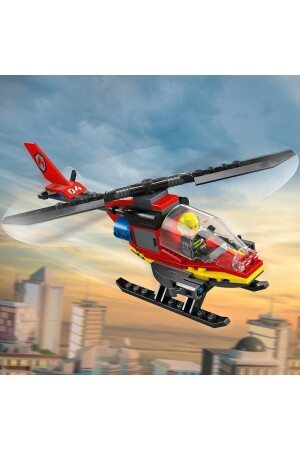 ® City İtfaiye Kurtarma Helikopteri 60411 - 5 Yaş ve Üzeri İçin Yapım Seti (85 Parça) - 5