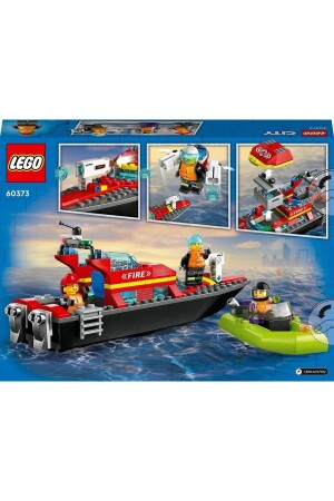 ® City İtfaiye Kurtarma Teknesi 60373 - 5 Yaş ve Üzeri Çocuklar için Yapım Seti (144 Parça) LEGO 60373 - 5