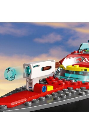 ® City İtfaiye Kurtarma Teknesi 60373 - 5 Yaş ve Üzeri Çocuklar için Yapım Seti (144 Parça) LEGO 60373 - 6