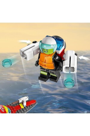 ® City İtfaiye Kurtarma Teknesi 60373 - 5 Yaş ve Üzeri Çocuklar için Yapım Seti (144 Parça) LEGO 60373 - 7