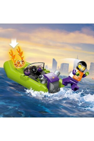 ® City İtfaiye Kurtarma Teknesi 60373 - 5 Yaş ve Üzeri Çocuklar için Yapım Seti (144 Parça) LEGO 60373 - 8