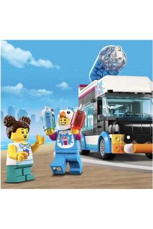 ® City Penguen Buzlaş Arabası 60384 - 5 Yaş ve Üzeri Çocuklar için Oyuncak Yapım Seti(194 Parça) Lego 60384 - 5