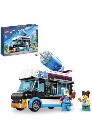 ® City Penguen Buzlaş Arabası 60384 - 5 Yaş ve Üzeri Çocuklar için Oyuncak Yapım Seti(194 Parça) Lego 60384 - 1