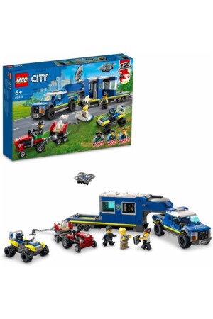 ® City Polis Mobil Komuta Kamyonu 60315 Yapım Seti (436 Parça) RS-L-60315 - 1