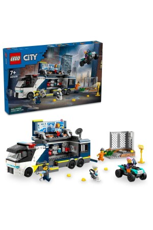 ® City Polis Mobil Suç Laboratuvarı Kamyonu 60418 - 7 Yaş ve Üzeri İçin Yapım Seti (674 Parça) - 2