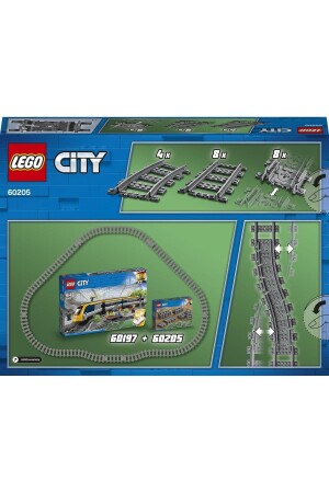 ® City Rails 60205 – Spielzeugbauset für Kinder (20 Teile) U297724 - 4