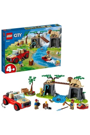 City Wild Animal Rescue Jeep 60301 Spielzeug-Bauset mit Zeichentrickfiguren (157 Teile) RS-L-60301 - 2