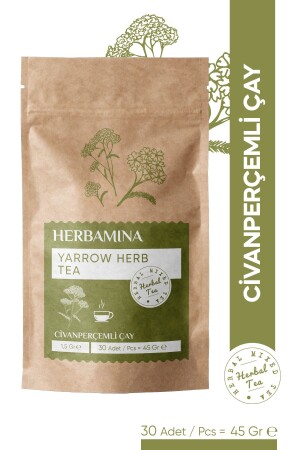 Civanperçemli Karışık Bitki Çayı (YARROW HERB TEA) 1-5grx30 Saşet - Herbamina