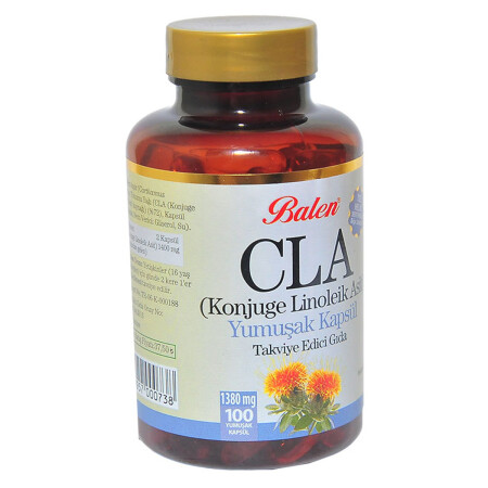 CLA-Distelöl (konjugierte Linolsäure), weich, 100 Kapseln - 3