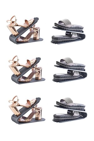 مجموعة من الـ MNZ-Clamp من 6 رابرات حذاء قابلة للتعديل TRN-215SET - SmartWare