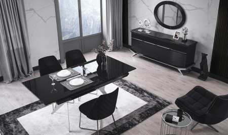 Clara Black Silver Esszimmer - 3