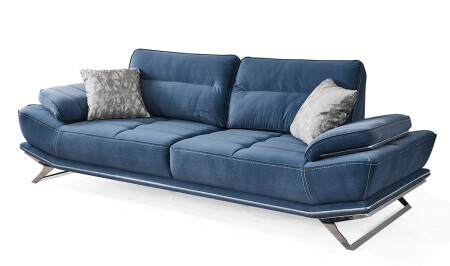 Clara Blaues Sofa - 3