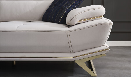 Clara Gold Sofa - 8