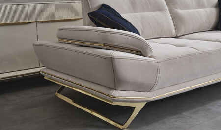 Clara Gold Sofa - 9