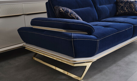 Clara Gold Sofa - 11