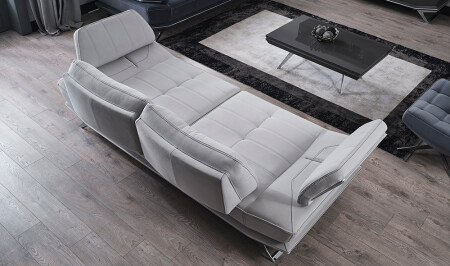 Clara Grey Sofa - 5