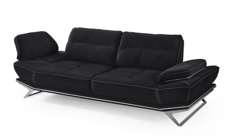 Clara Schwarzes Sofa - 1