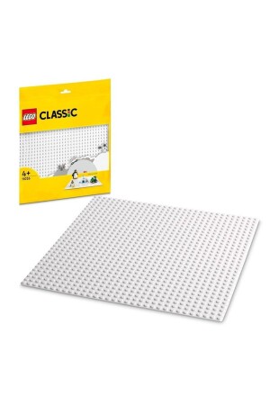 Classic Beyaz Zemin 11026-4 Yaş ve Üzeri LEGO Severler için LEGO Zemini (1 Parça) - 1