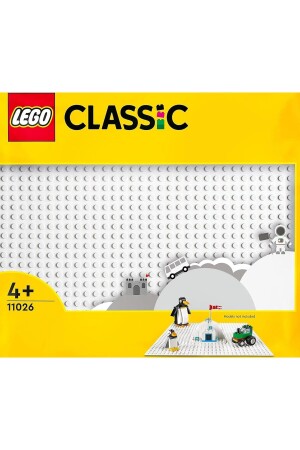 Classic Beyaz Zemin 11026-4 Yaş ve Üzeri LEGO Severler için LEGO Zemini (1 Parça) - 3