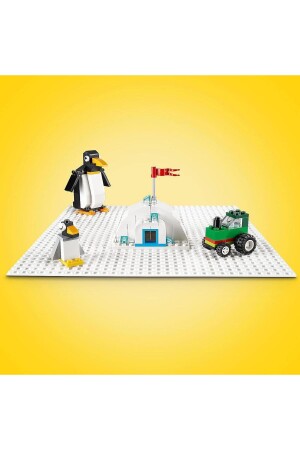 Classic Beyaz Zemin 11026-4 Yaş ve Üzeri LEGO Severler için LEGO Zemini (1 Parça) - 4