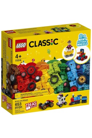 ® Classic Bricks and Wheels 11014 – Kreatives Spielzeugbauset (653 Teile) T02011014 - 4