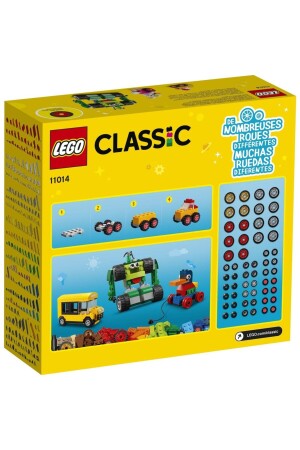 ® Classic Bricks and Wheels 11014 – Kreatives Spielzeugbauset (653 Teile) T02011014 - 5