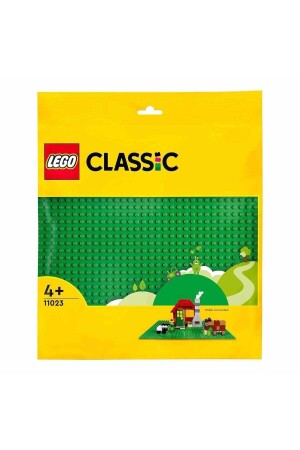 ® Classic Green Plate 11023 – Kreatives Bauset für Kinder ab 4 Jahren (1 Stück) - 4