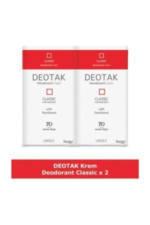 Classic Krem Deodorant 35 ml 2 Adet - 2