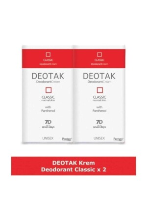 Classic Krem Deodorant 35 ml 2 Adet - 1