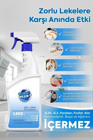 Clean Plus- Çok Amaçlı Ultra Güçlü Leke Çıkarıcı 750 ml - 5